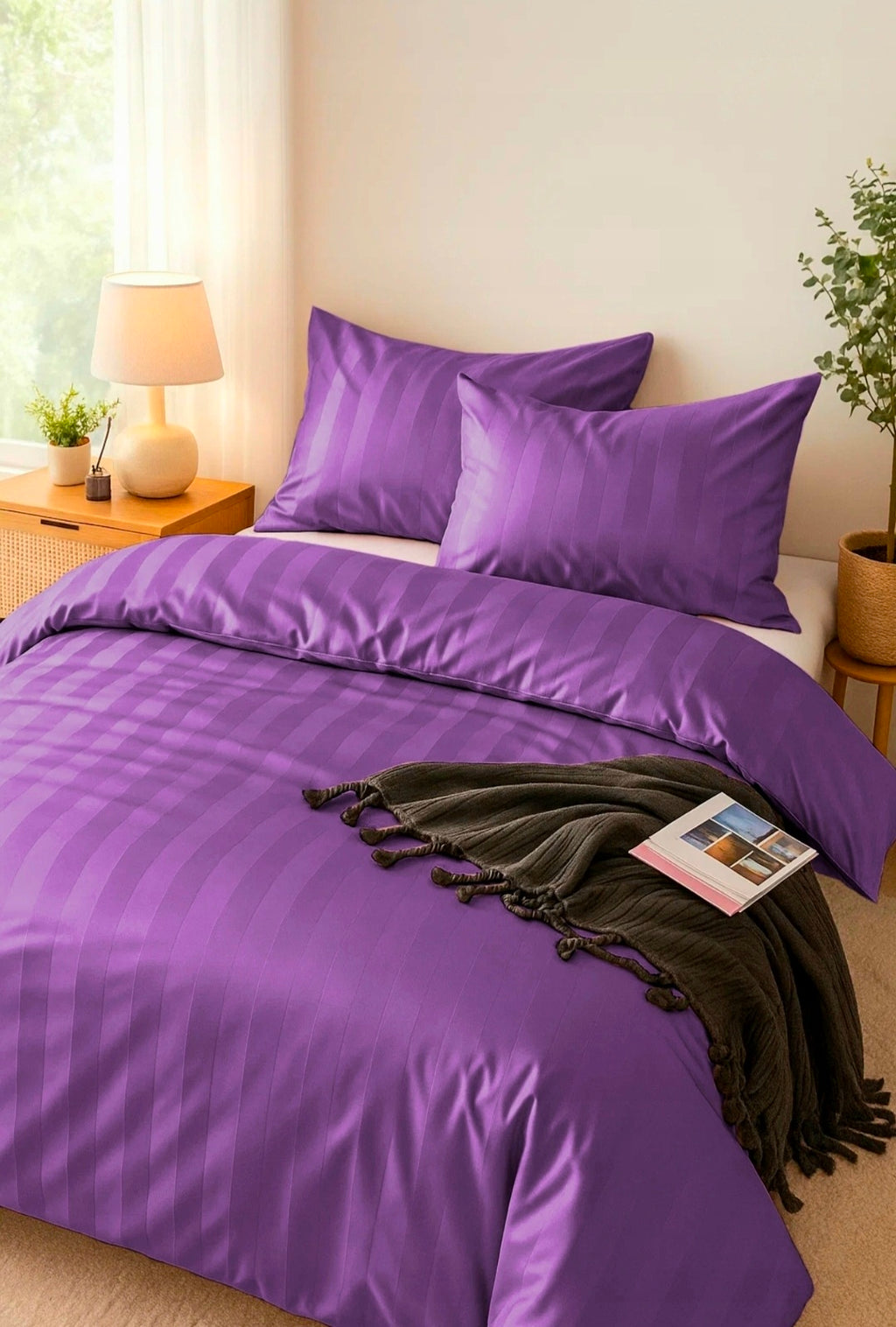 Violett - Elegantes Satin