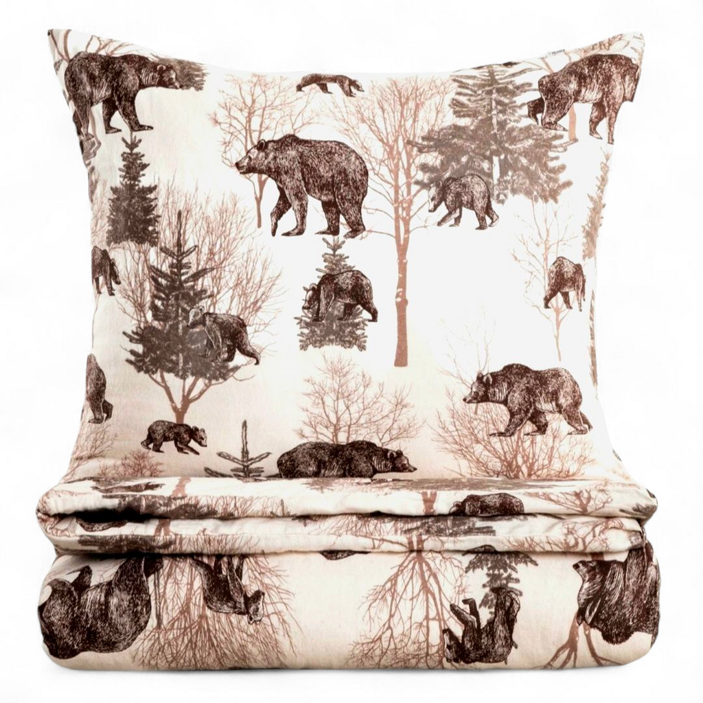 Waldbär - Flanellbettwäsche
