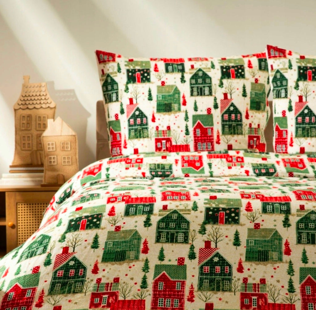 Winterdorf - Flanellbettwäsche