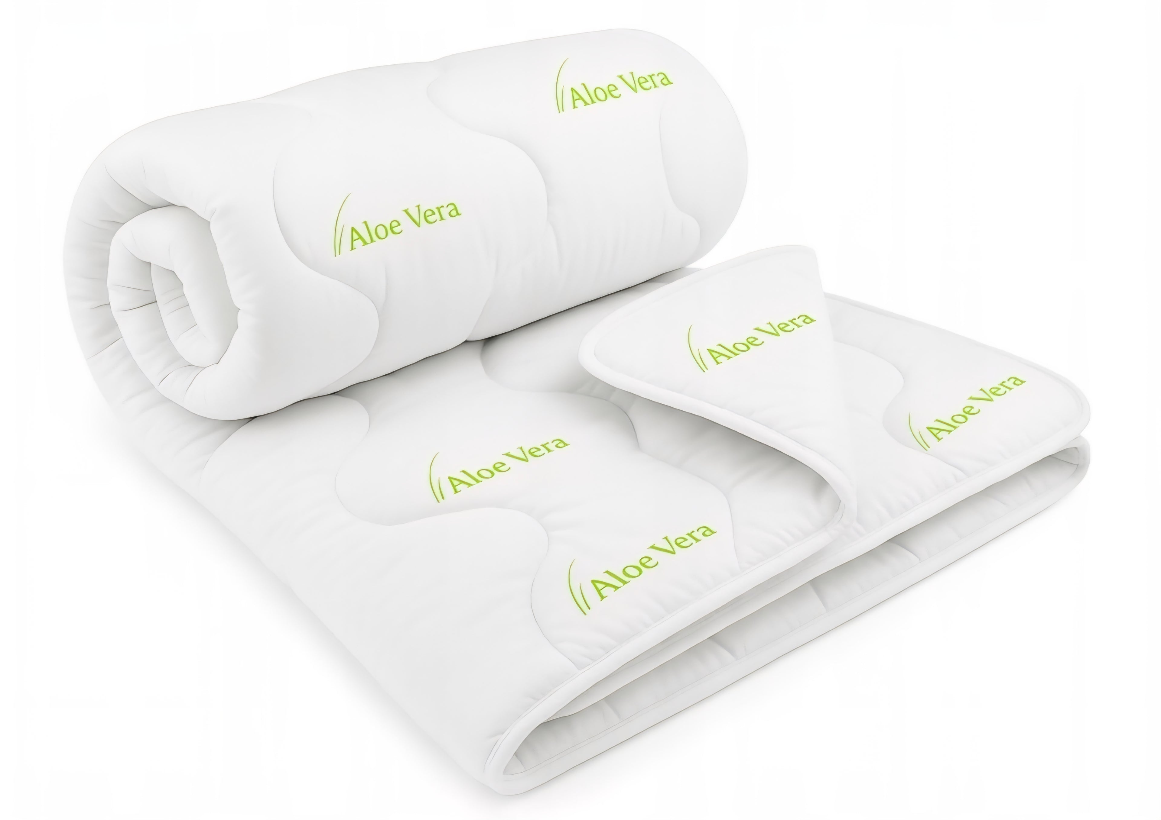 Aloe Vera Premium Bettset – Ganzjahresdecke + Kissen für himmlischen Schlaf