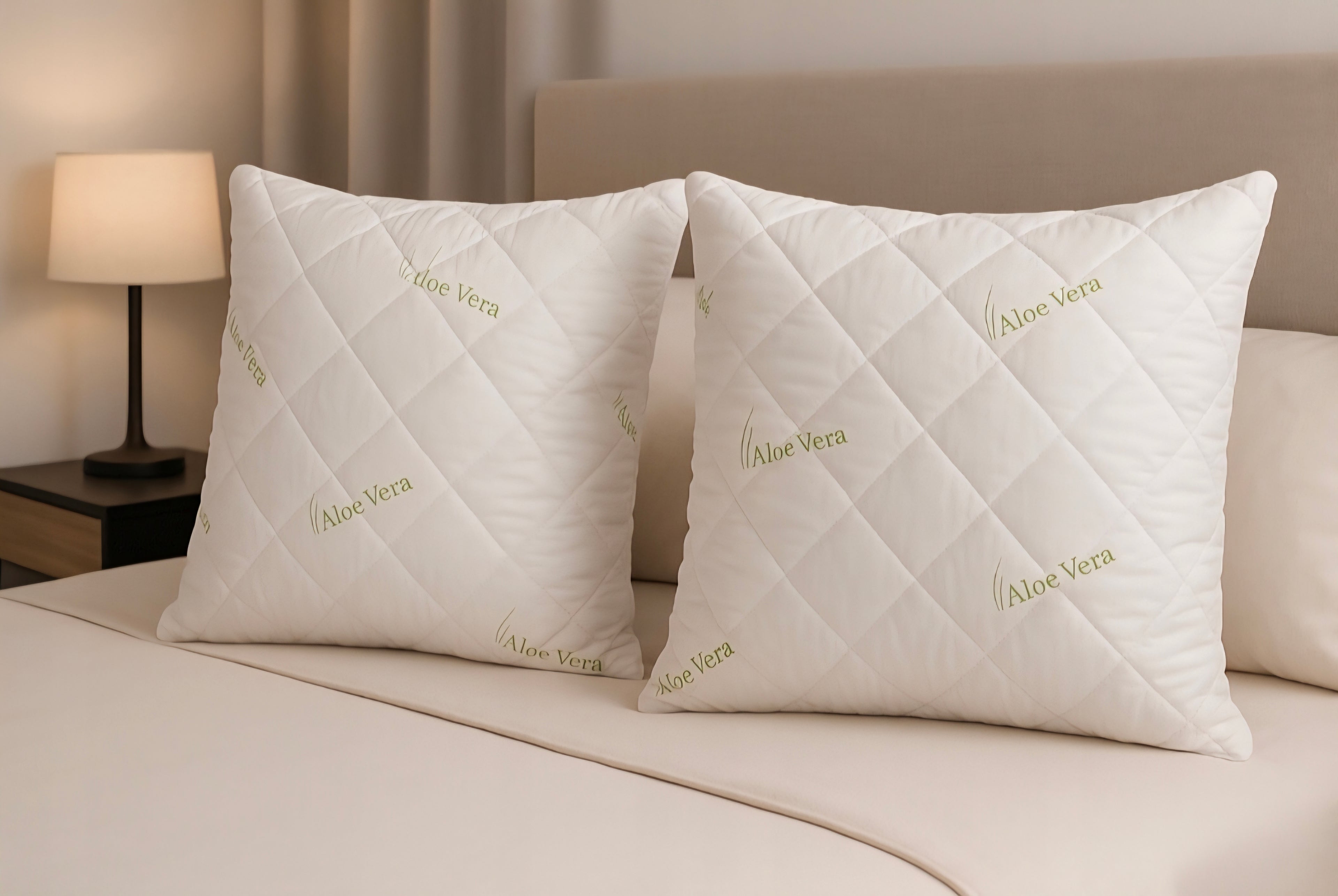 Aloe Vera Premium Bettset – Ganzjahresdecke + Kissen für himmlischen Schlaf