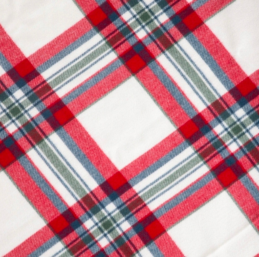 Kuscheldecke im rot-karierten Design – 150×200 cm