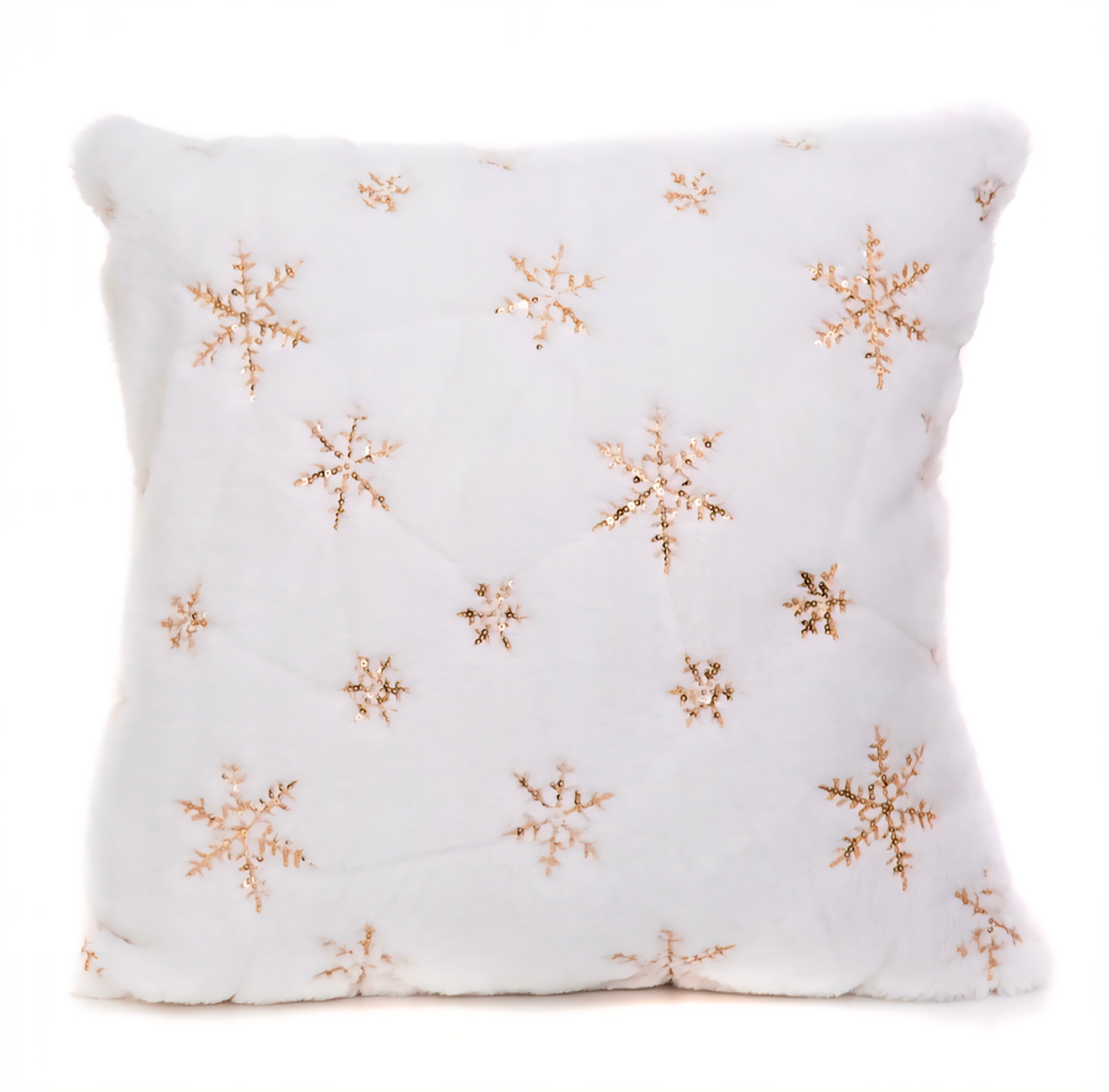 Deko-Kissen White Snowflakes – Homla