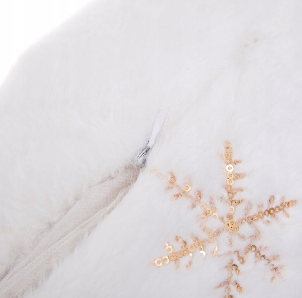 Deko-Kissen White Snowflakes – Homla