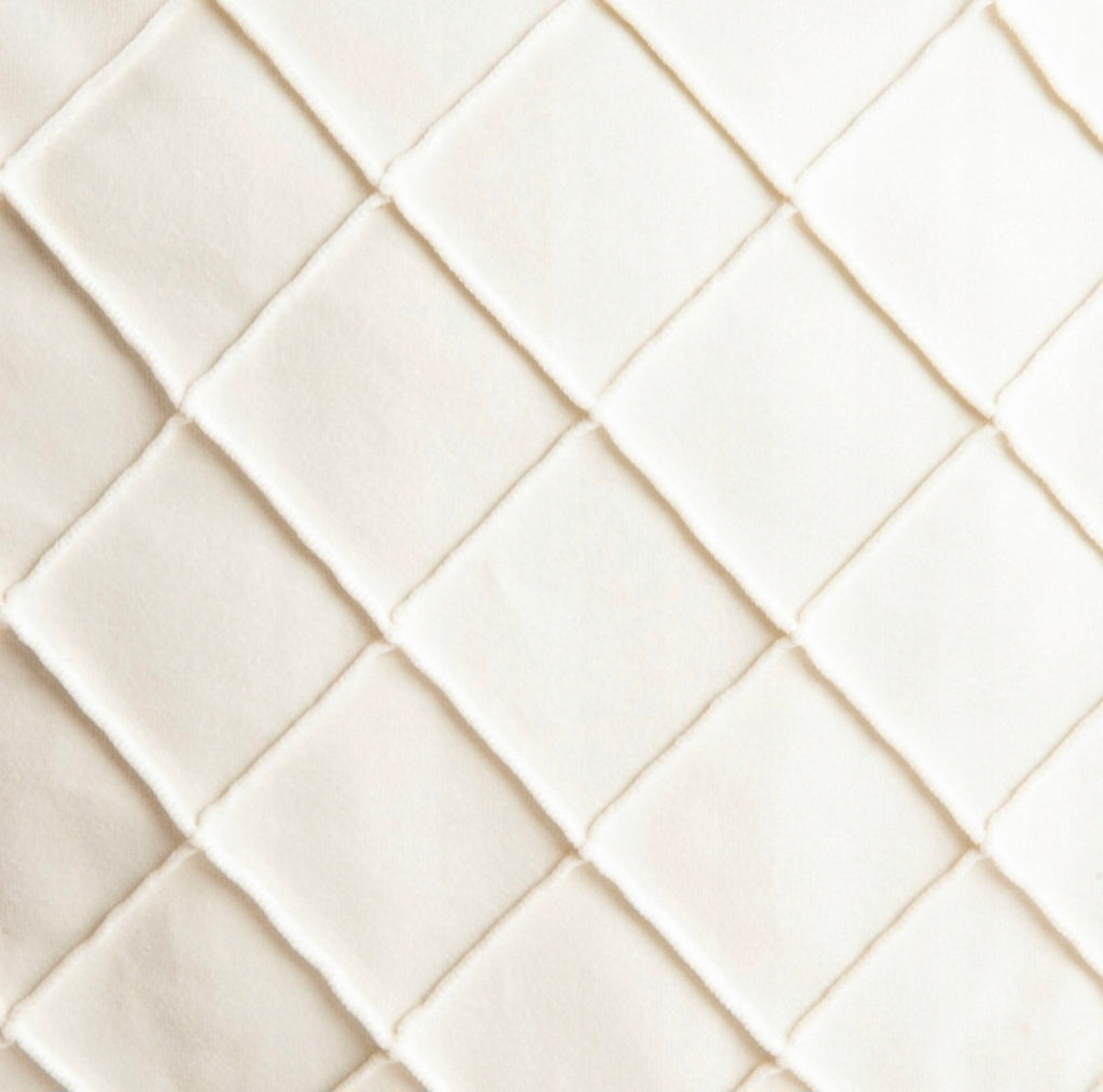 Deko-Kissen Soft Quilted White  – Homla