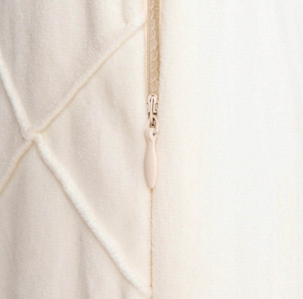 Deko-Kissen Soft Quilted White  – Homla