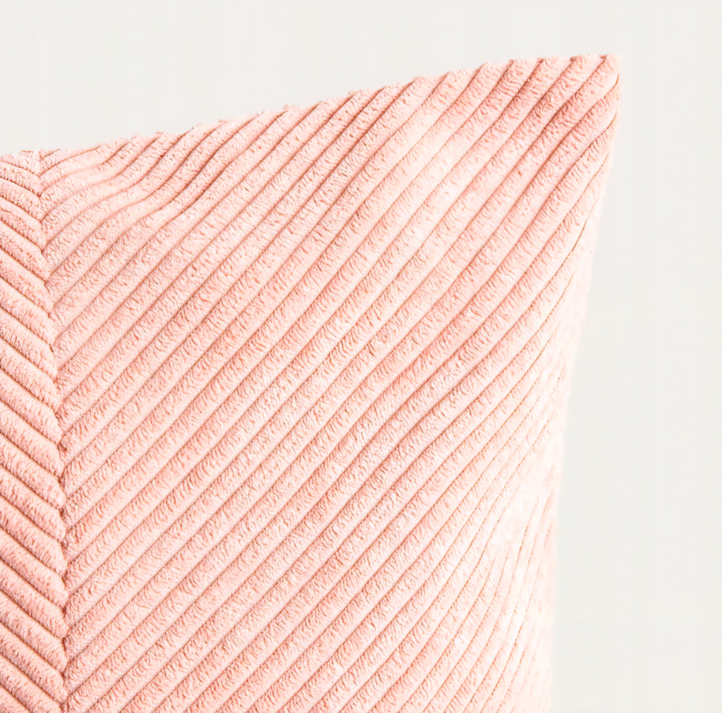 Deko-Kissen Soft Coral Lines – 45×45 cm – Homla