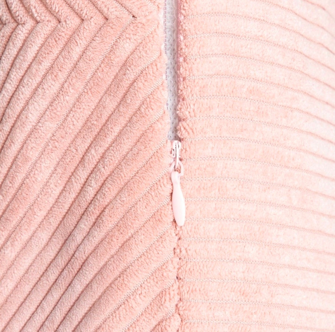 Deko-Kissen Soft Coral Lines – 45×45 cm – Homla