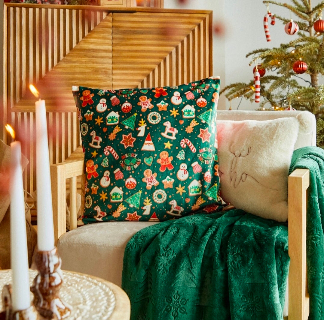 Beidseitiges Deko-Kissen Christmas Mix – 45×45 cm – Homla