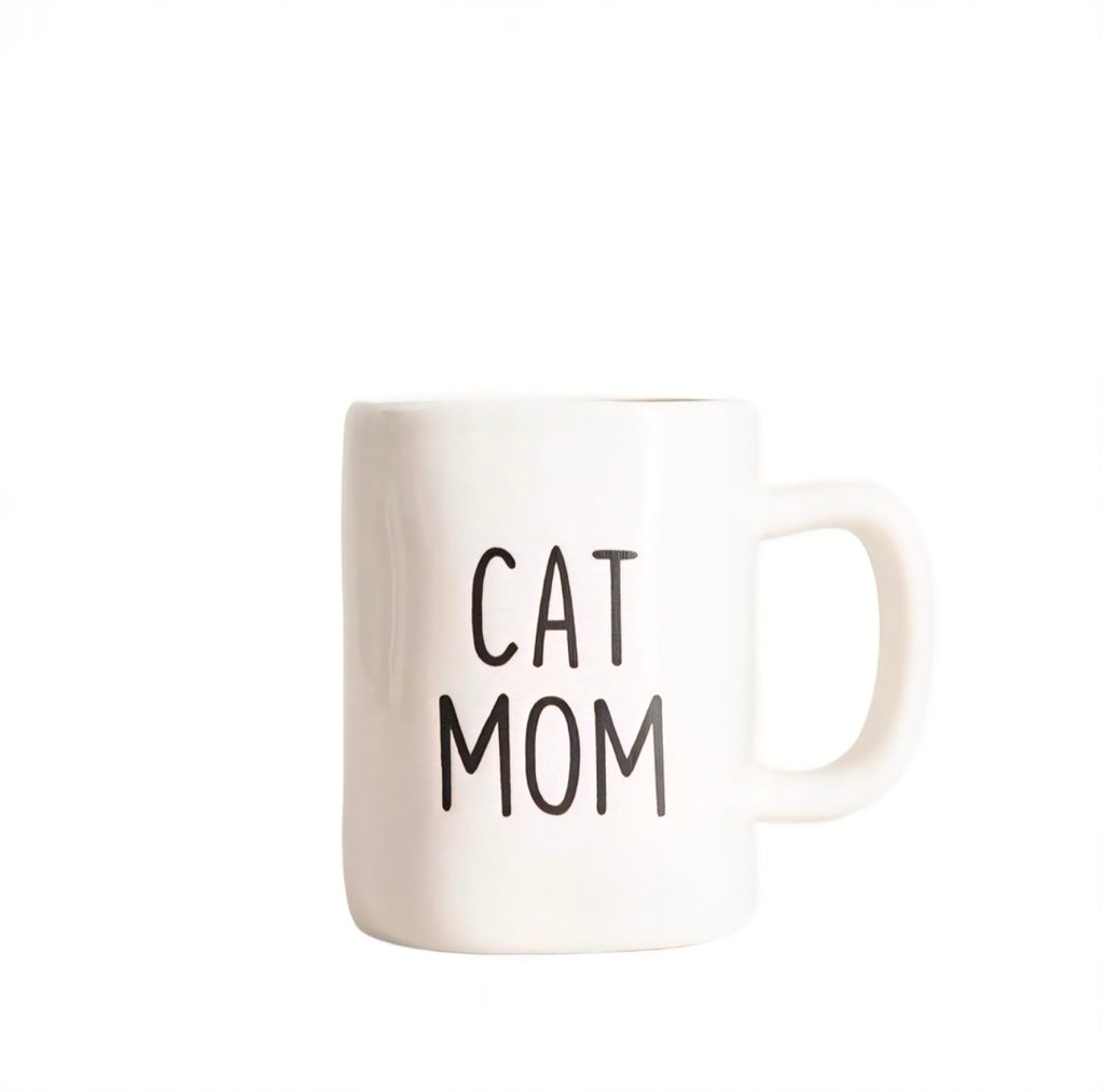 Keramikbecher 550 ml – „Cat Mom / Cat Dad“