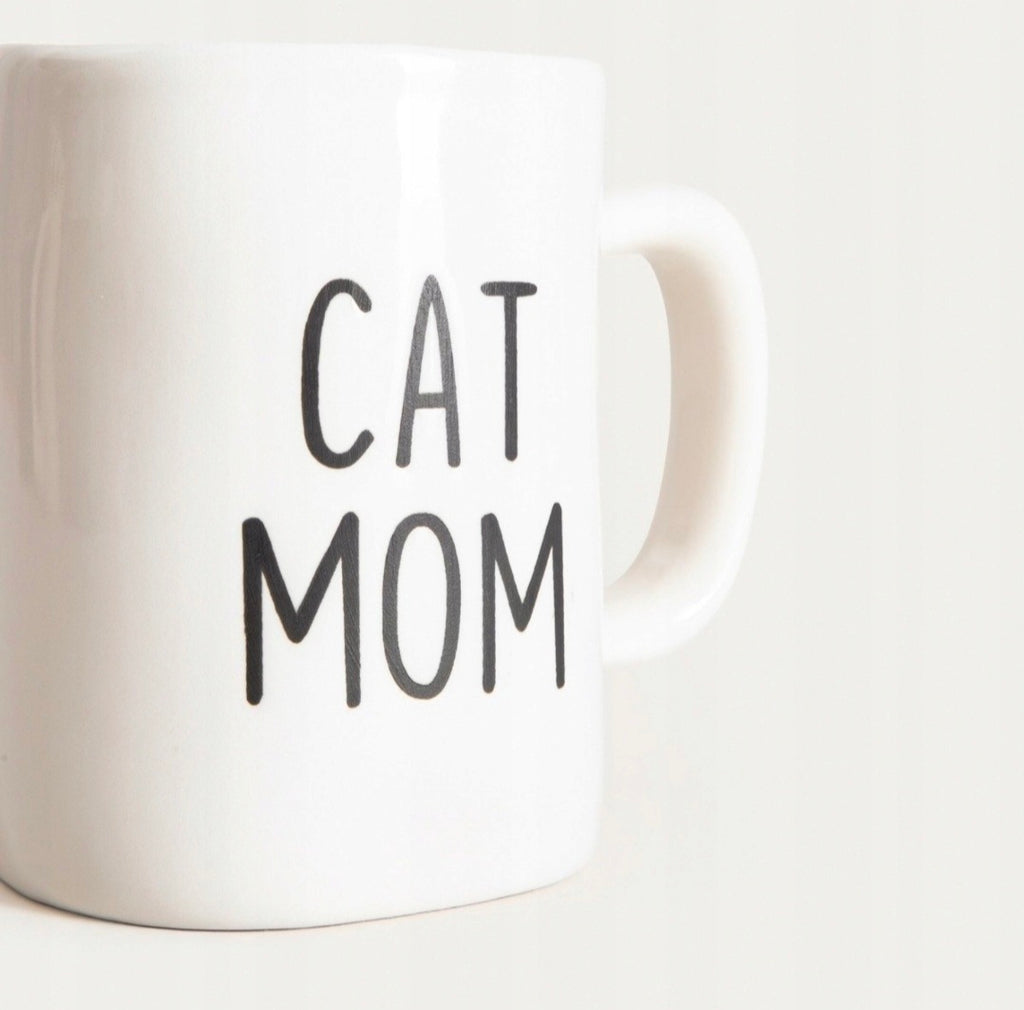 Keramikbecher 550 ml – „Cat Mom / Cat Dad“
