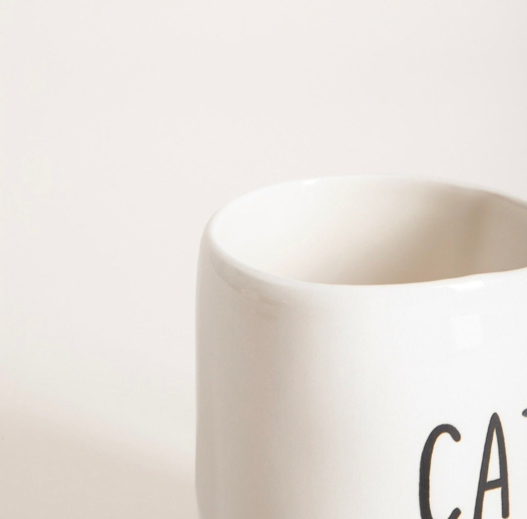 Keramikbecher 550 ml – „Cat Mom / Cat Dad“